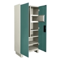 H-Tech Almirah Steel wardrobe(having cloth hanging provision)