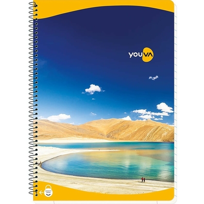 NAVNEET YOUVA Single Line Ruled Diaries-printed-plain- register- 400 Pages