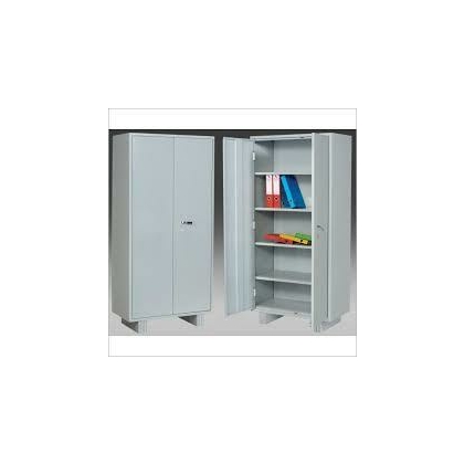 s Almirah Steel shelving cabinet with partial wardrobe