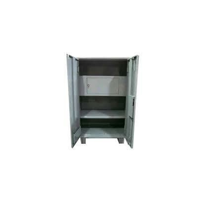 s Almirah Steel shelving cabinet with partial wardrobe