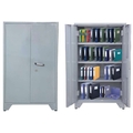 SAPTASHRUNGI Almirah Steel shelving cabinet with partial wardrobe