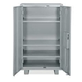 s Almirah Steel shelving cabinet with partial wardrobe