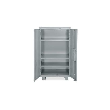 s Almirah Steel shelving cabinet with partial wardrobe