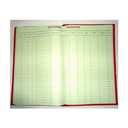 ABD Outward Register Diaries-printed-plain- register- 100 Pages