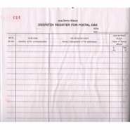 Unbranded DESPATCH REGISTER Diaries-printed-plain- register- 200 Pages