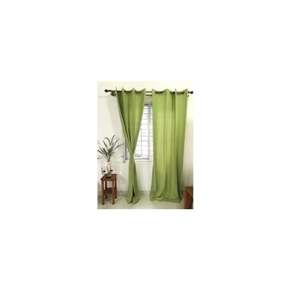 Unbranded Silk Plain Door Curtains