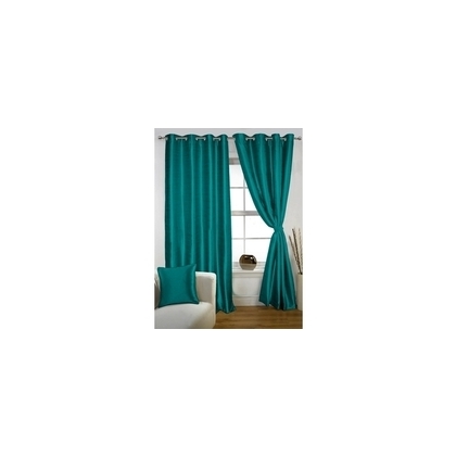 Unbranded Silk Plain Door Curtains