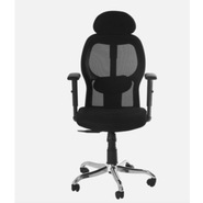 AVECBOIS Revolving Chair with Center tilt mechanism