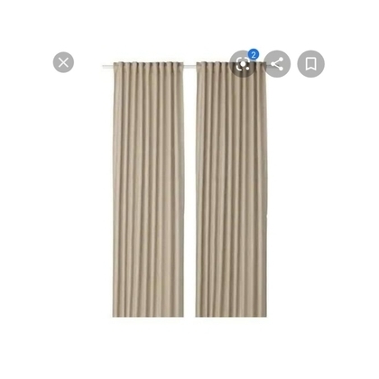 GIRISHA Cotton Plain Door Curtains