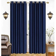 Unbranded Silk Plain Door Curtains