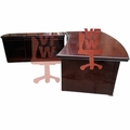 VFW Executive Table with One side pedestal unit