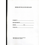 register book Single Line Ruled Diaries-printed-plain- register- 50 Pages