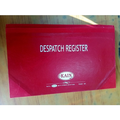 KAIN ENTERPRISES DESPATCH REGISTER Diaries-printed-plain- register- 200 Pages