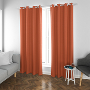 Unbranded Silk Plain Door Curtains