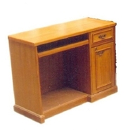 Unbranded 1065 millimeter X 610 millimeter (mm LxD) Executive Computer Table