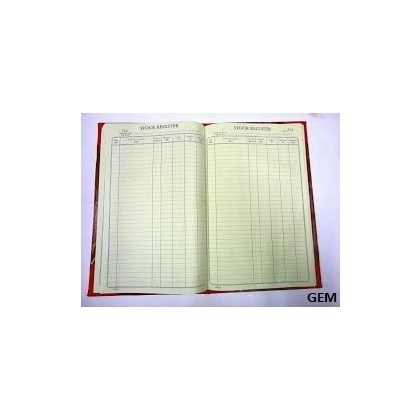 NEERAJ STOCK REGISTER Diaries-printed-plain- register- 300 Pages