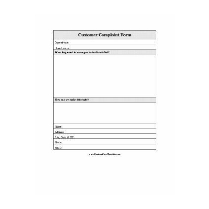 PRINTING OF COMPLAINT SLIP