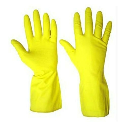 RUBBER HAND GOLVES (HEAVY DUTY) (SIZE 16  )