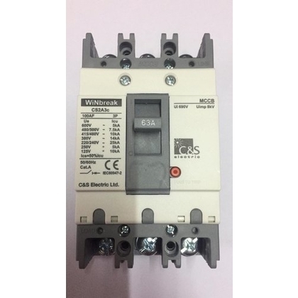 c&s 630A 3 Pole 35 KA Molded Case Circuit Breakers (Mccb)