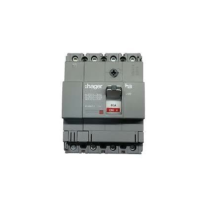 Hager 63A 4 Pole 25 KA Molded Case Circuit Breakers (Mccb)