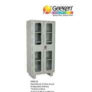 geeken Almirah Steel with Glass door