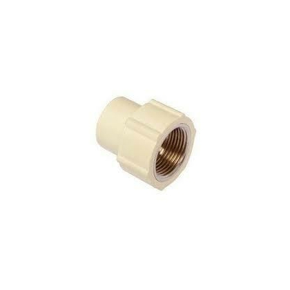 Finolex Pipes 15 mm dia Female adapter brass threaded