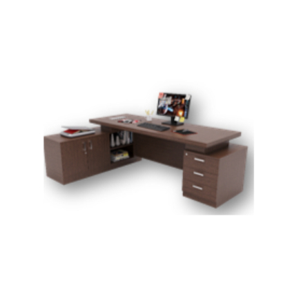 Pushpak Executive Table with One side pedestal unit and E.R.U