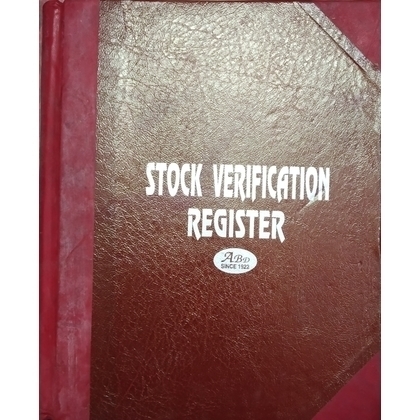 Vijay STOCK REGISTER Diaries-printed-plain- register- 400 Pages