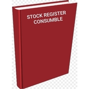 Vijay STOCK REGISTER Diaries-printed-plain- register- 100 Pages