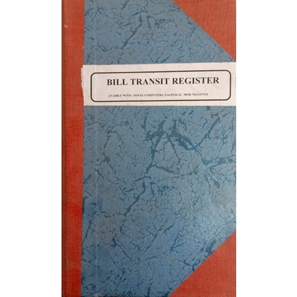 sonal BILL REGISTER Diaries-printed-plain- register- 400 Pages