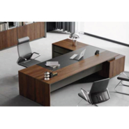 wesource Executive Table with One side pedestal unit and E.R.U