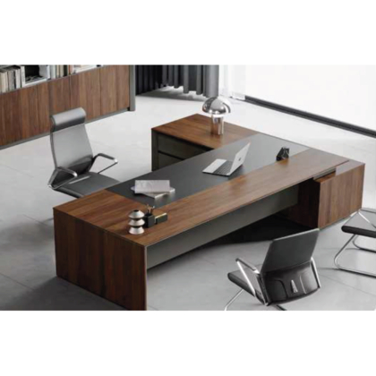 wesource Executive Table with One side pedestal unit and E.R.U