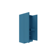 ROYAL SAFE Almirah Steel wardrobe(having cloth hanging provision)