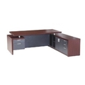 kings Furnishing  Executive Table with One side pedestal unit and E.R.U