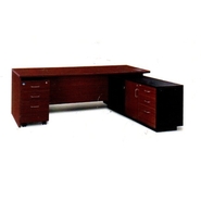 DELITE KOM Executive Table with One side pedestal unit and E.R.U