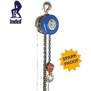 INDEF Hand Operated Chain Pulley Block, Warranty 1 year