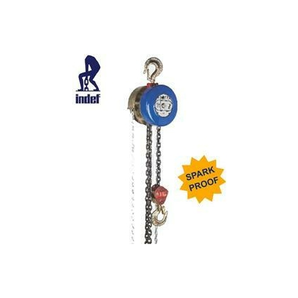 INDEF Hand Operated Chain Pulley Block, Warranty 1 year