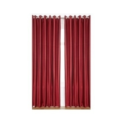 Unbranded Silk Plain Door Curtains