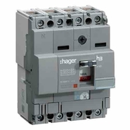 Hager 250A 4 Pole 25 KA Molded Case Circuit Breakers (Mccb)