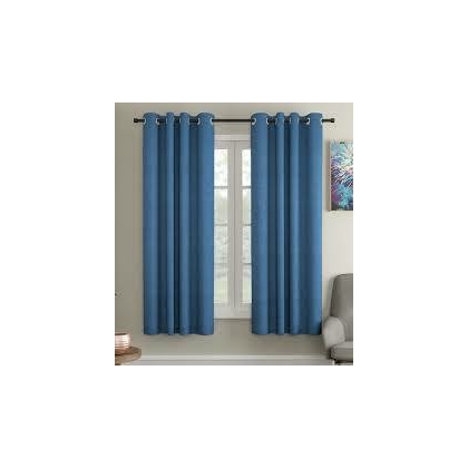 Unbranded Silk Plain Door Curtains