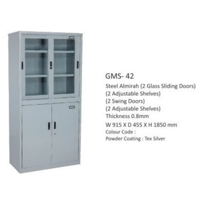 geeken Almirah Steel shelving cabinets