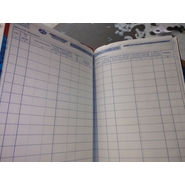 AAMIR BOOK DEPOT STOCK REGISTER Diaries-printed-plain- register- 100 Pages