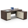 ARK FURNITURE--Kalpvruksh Industries Executive Table with One side pedestal unit and E.R.U