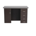 BHUMITI Executive Table with Both side pedestal unit