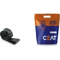 CEAT Butyl Rubber Bend Valve Tube for 3Wheelers Tyre of size 4.00-8