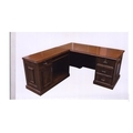 FABRICO FURNITURE Executive Table with One side pedestal unit and E.R.U