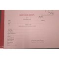 Unbranded SERVICE BOOK Diaries-printed-plain- register- 50 Pages