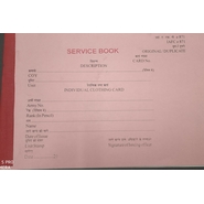 Unbranded SERVICE BOOK Diaries-printed-plain- register- 50 Pages