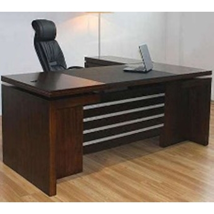 Bonton Executive Table with One side pedestal unit and E.R.U