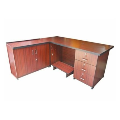 Bonton Executive Table with One side pedestal unit and E.R.U